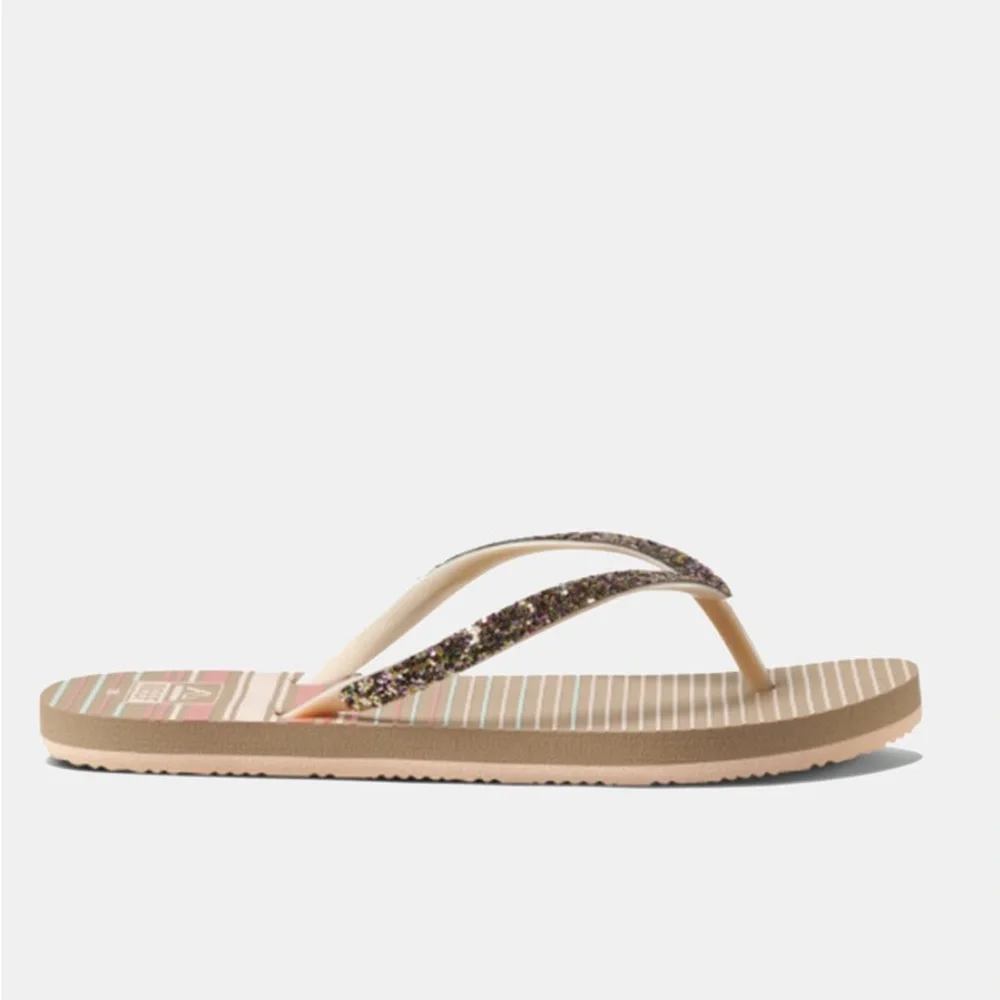Reef Girls' Stargazer Prints Flip Flops, Size 11/12
